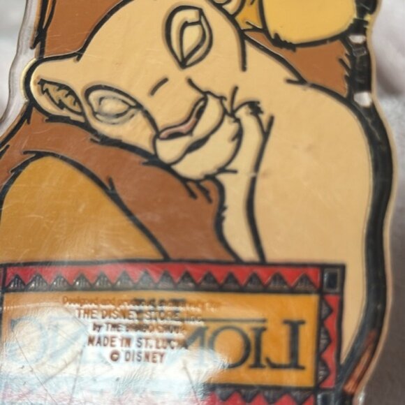 Vintage Official Keychain For Movie Release Disney The Lion King Simba Nala - Picture 5 of 5